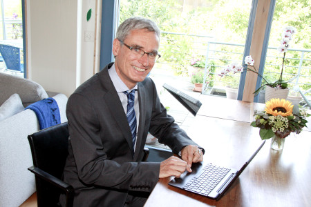 Martin Schlaf bei der Arbeit